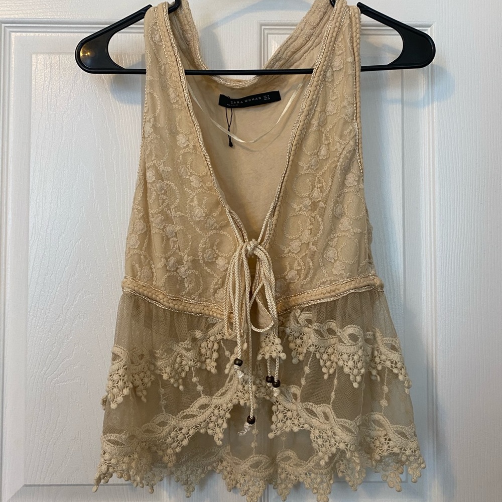 Zara Lace Vest